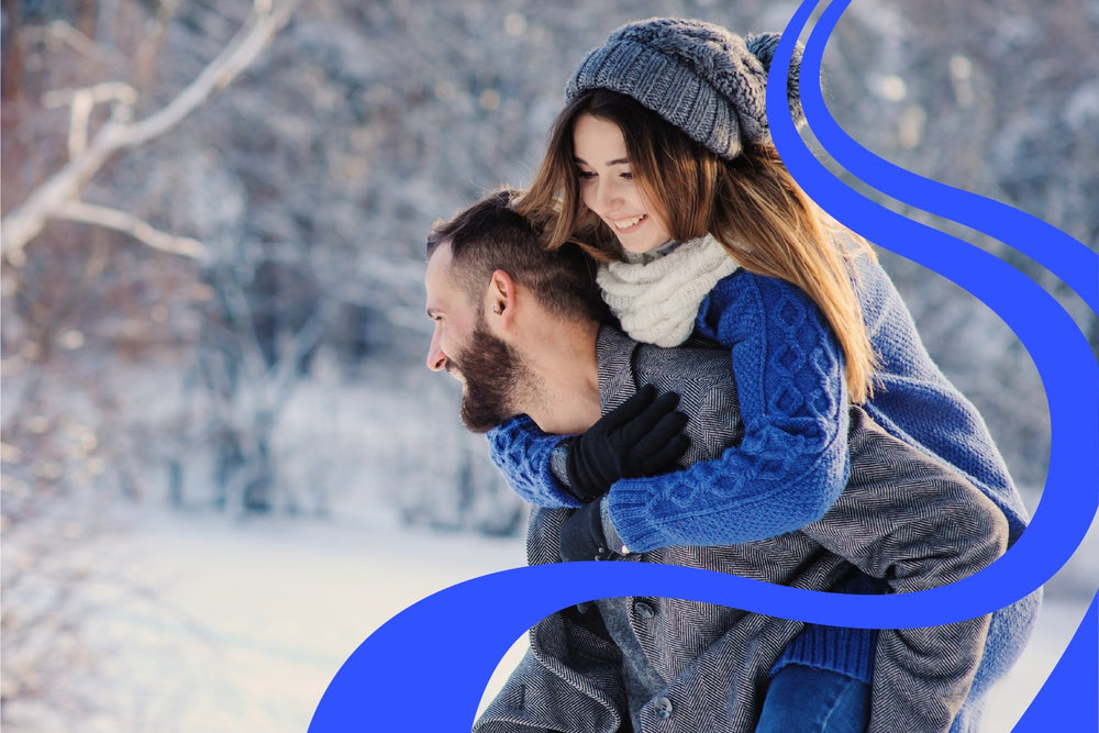 Couple in the snow