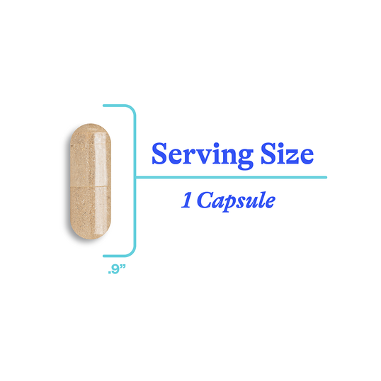 Image of capsule size .9 inches