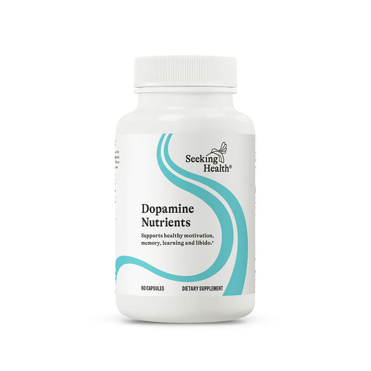 image of back of bottle suggested use of Dopamine Nutrients