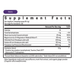 image of berry flavor supplement facts 