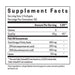 A supplement facts label for Fish Oil Concentrate, showing serving size 2 softgels, 60 servings per container, and a detailed nutrition table with omega-3 fatty acids and lipase content.