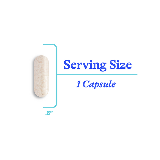 Image of capsule size .6 inches