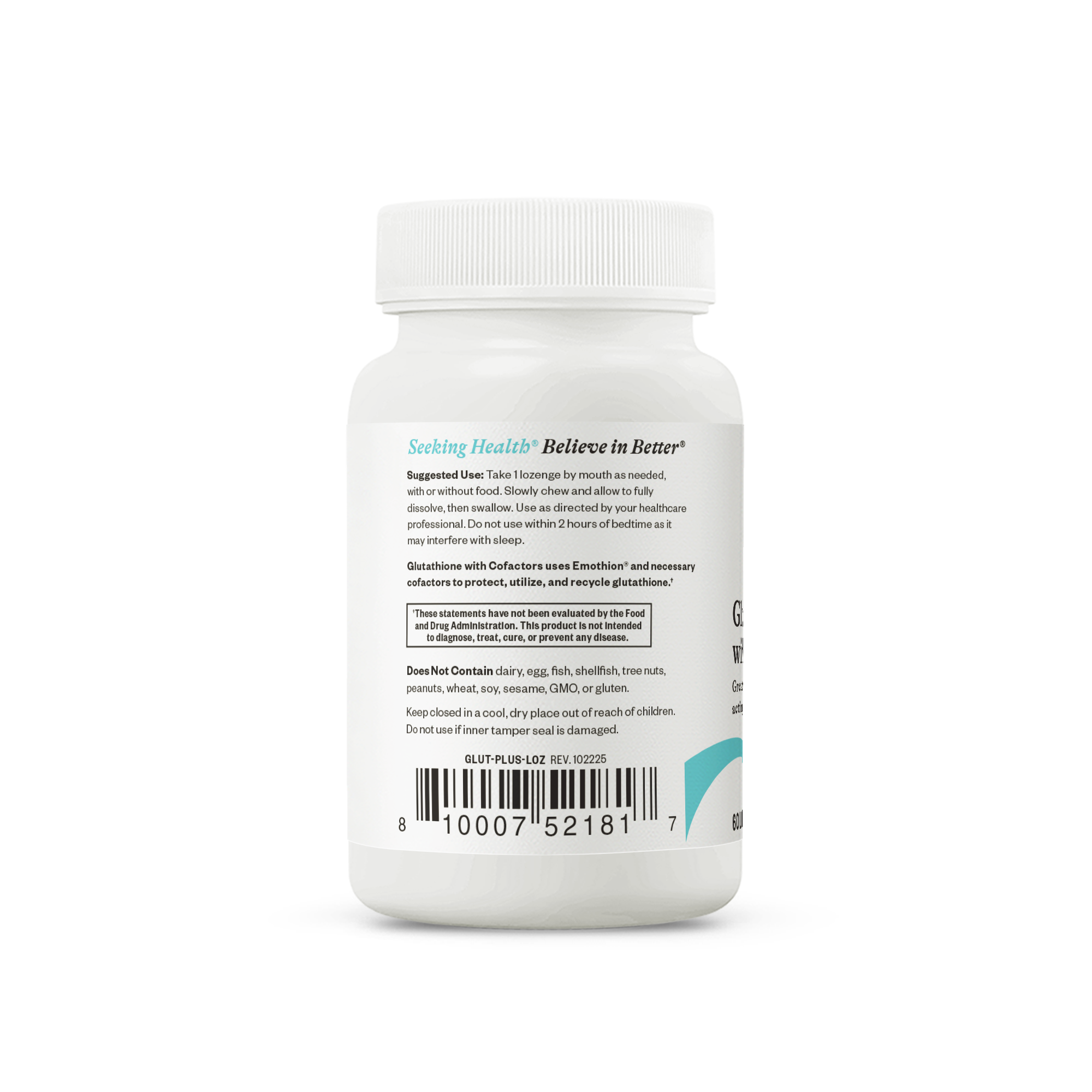 Glutathione with Cofactors Lozenges