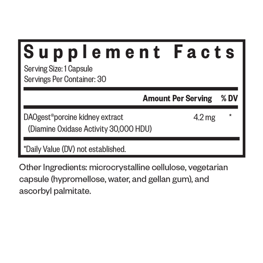 supplement facts panel