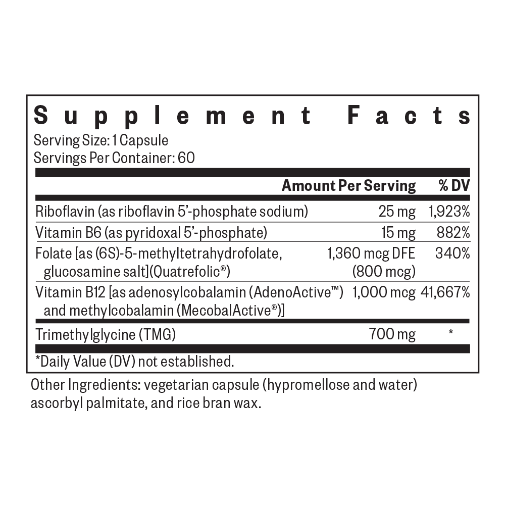 Homocysteine Nutrients