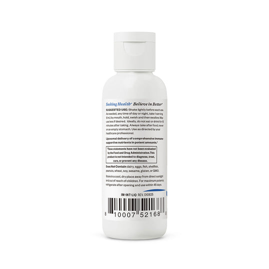 back side label of immune intensive