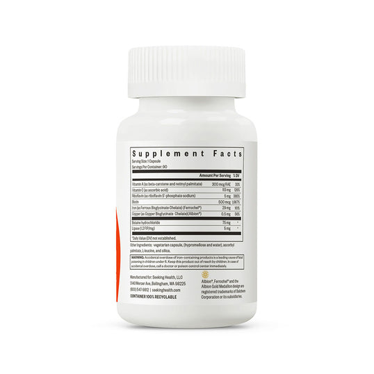 image of back of bottle supplement facts