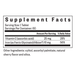 Image of supplement facts 