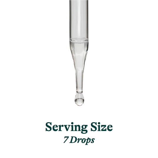 Lactase drops serving size 7 drops