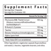 Supplement facts label with various ingredients and their amounts per serving. | AB-1