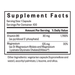 Magnesium Plus Supplement facts 