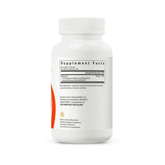 Optimal Magnesium supplement facts