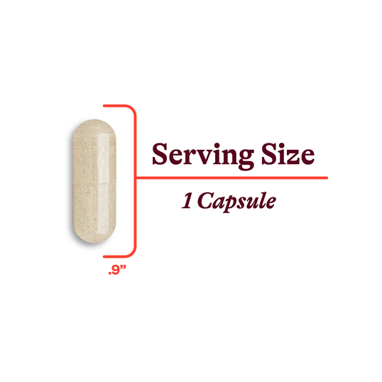 Capsule size .9 inches