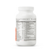 Supplement bottle with label on a white background