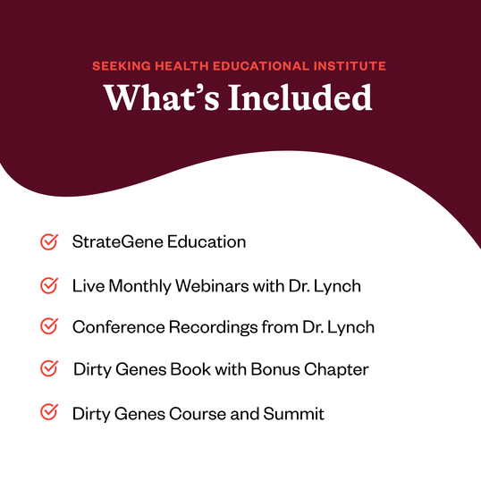 Seeking Health Educational Institute - What's included?