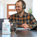 Image of man working at desk 