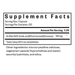 Ox Bile Supplement facts 