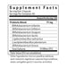 A supplement facts panel for a probiotic blend product, ProBiota HistaminX from Seeking Health, It lists a serving size of 1 capsule, 60 servings per container.