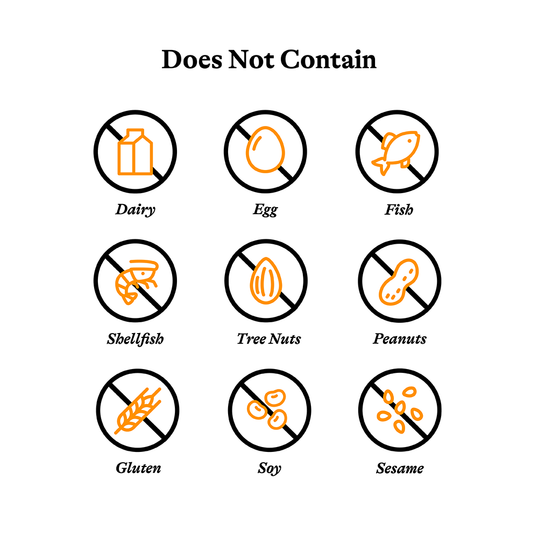 PQQ Lozenge does not contain allergen image
