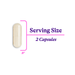 Prenatal Essentials MF serving size  2 capsules - 0.9"