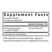 Supplement facts label for a product containing Saccharomyces boulardii on a white background.