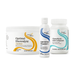 Three dietary supplement containers from Seeking Health on a white background