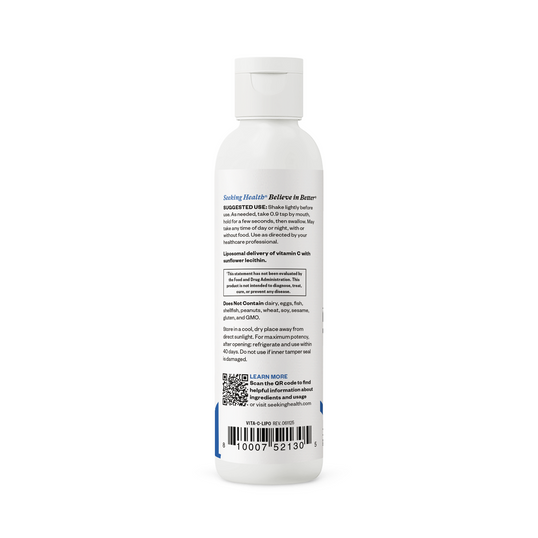 White bottle with label on a white background