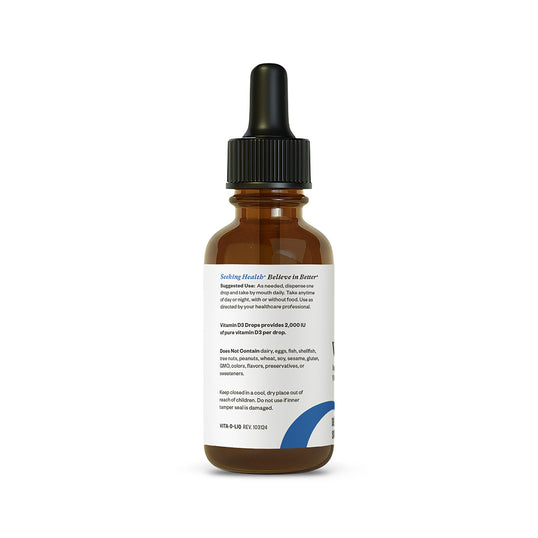Vitamin D3 Drops label image