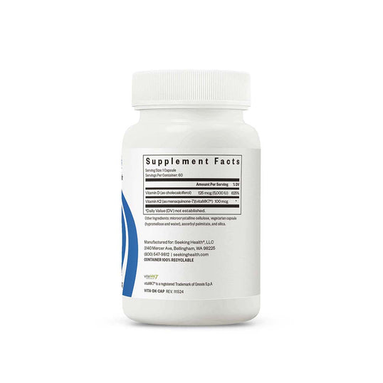Supplement bottle with label showing 'Supplement Facts' on a white background