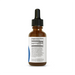 Brown glass bottle with dropper labeled 'Supplement Facts' on a white background