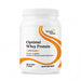 Container of Seeking Health Optimal Whey Protein on a white background