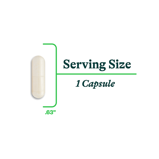 Zinc Carnosine serving size 1 capsule image